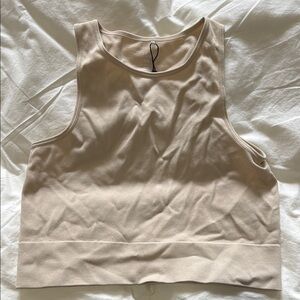 Women's Beige Tank Top